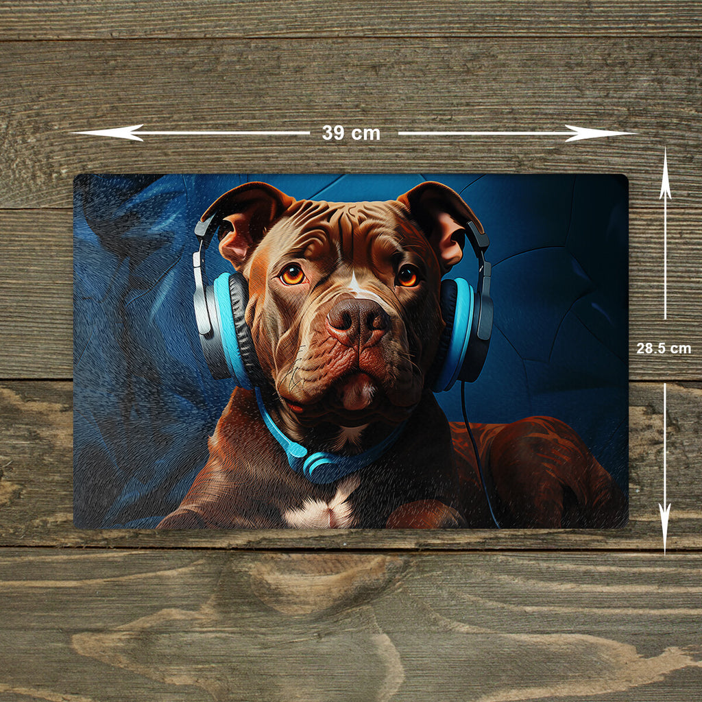 American Bully Chopping Board Glass Cutting Board Kitchen Worktop Saver Size A3