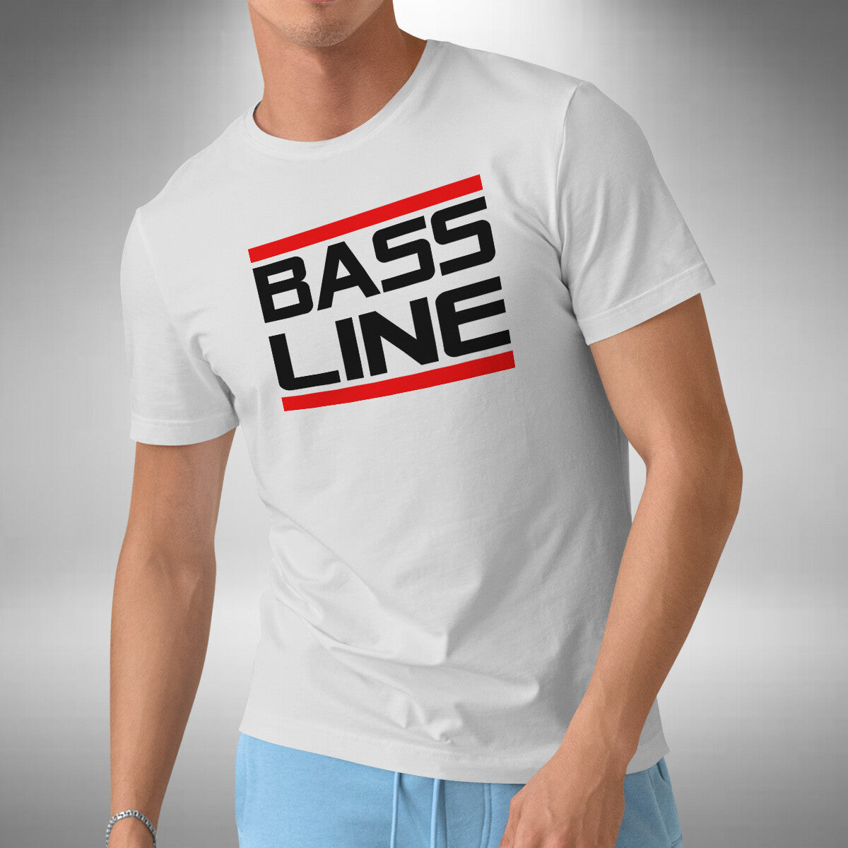 Bassline T-Shirt - RUN DMC Inspired House Music Bass Jungle Dj