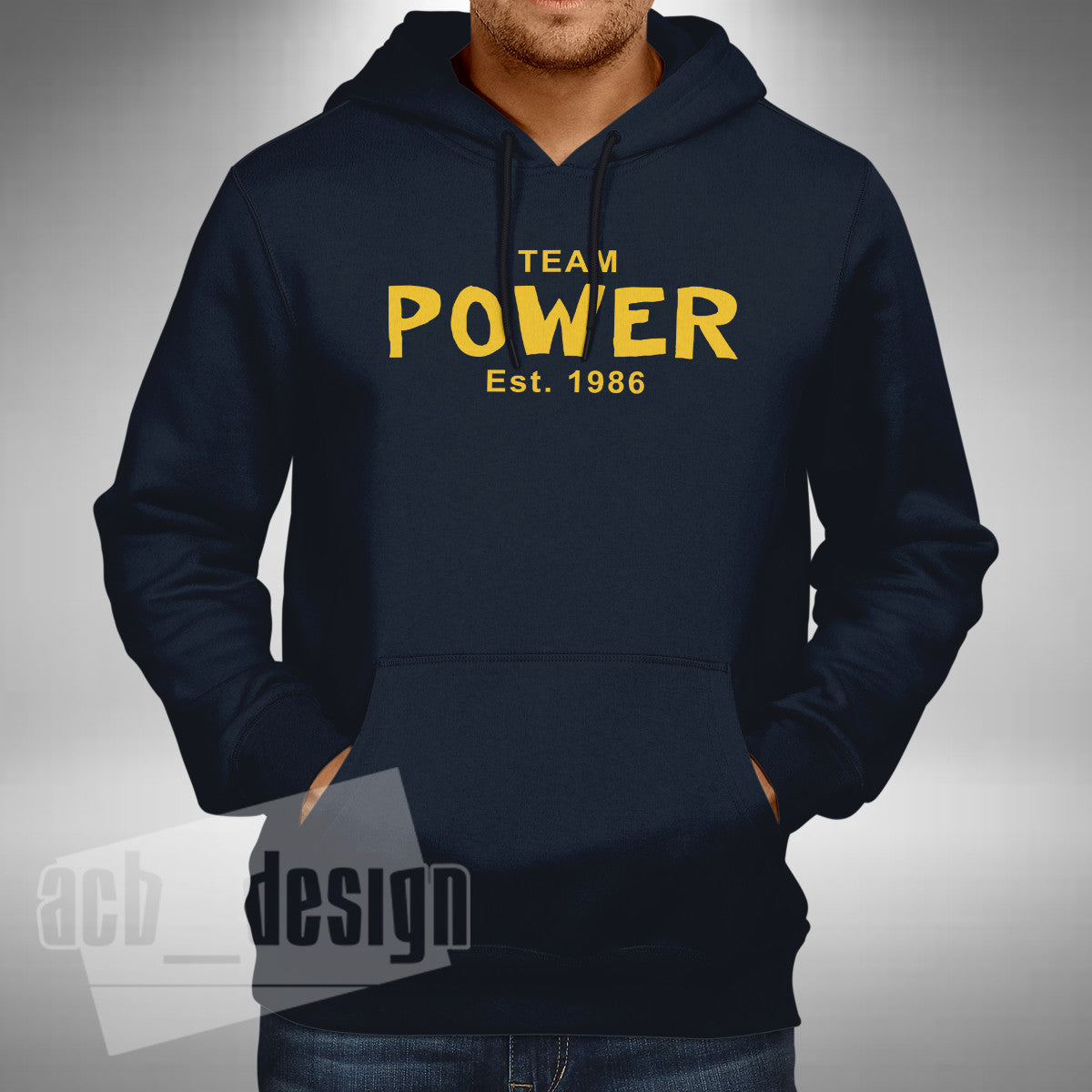 Team Power Adult Hoodie Phase Target Darts Van Gerwen Barney Phil Taylor Legend