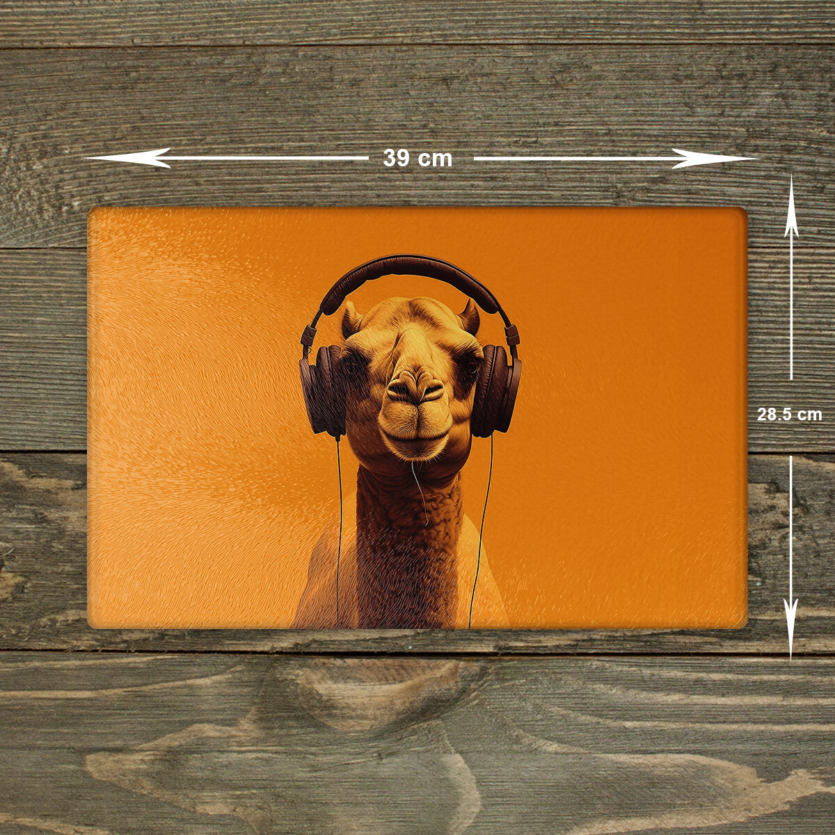 Camel Glass Chopping Board - Cutting Board Worktop Kitchen Saver Large A3 Size