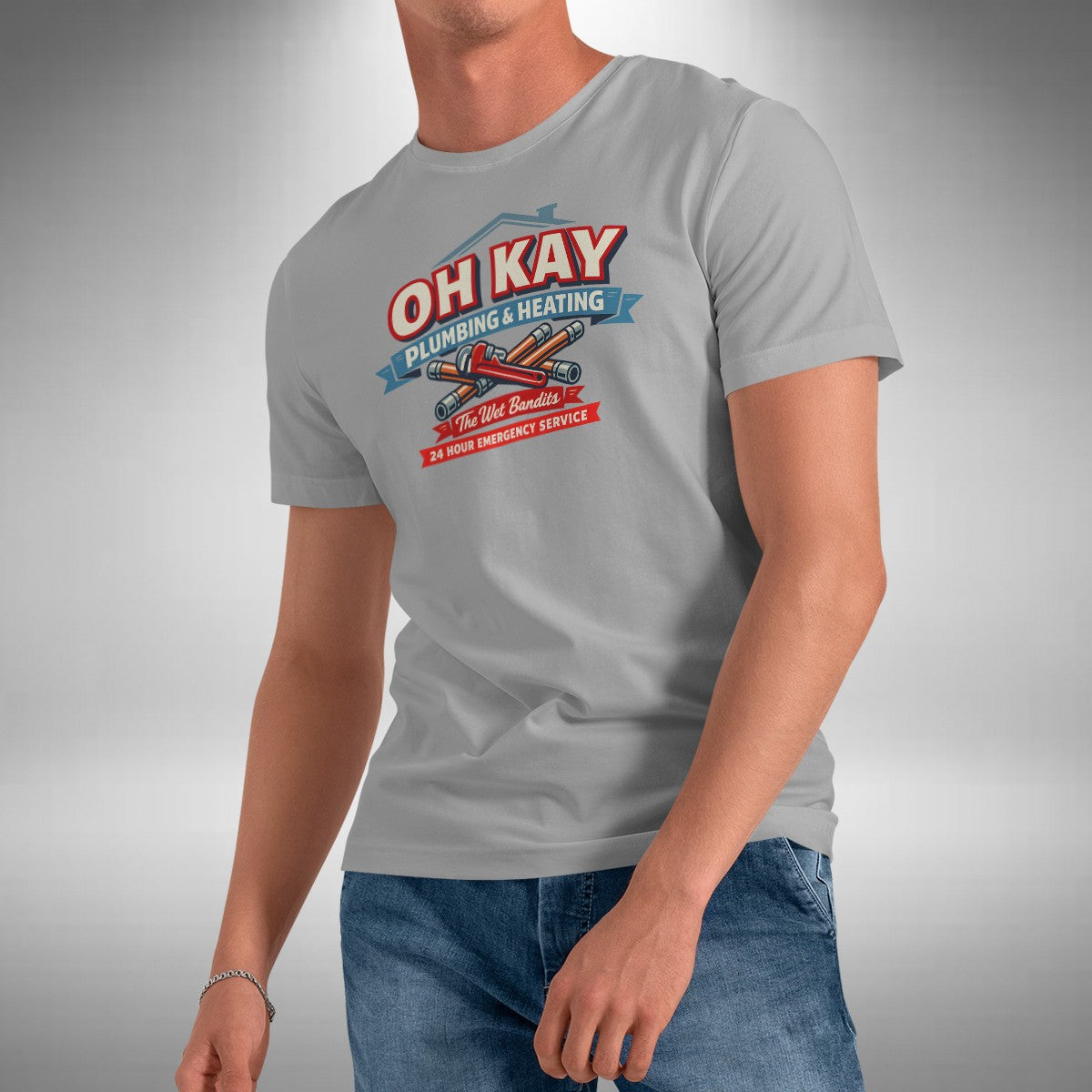Oh Kay Plumbing T-Shirt - Funny Home Alone Inspired Christmas Movie