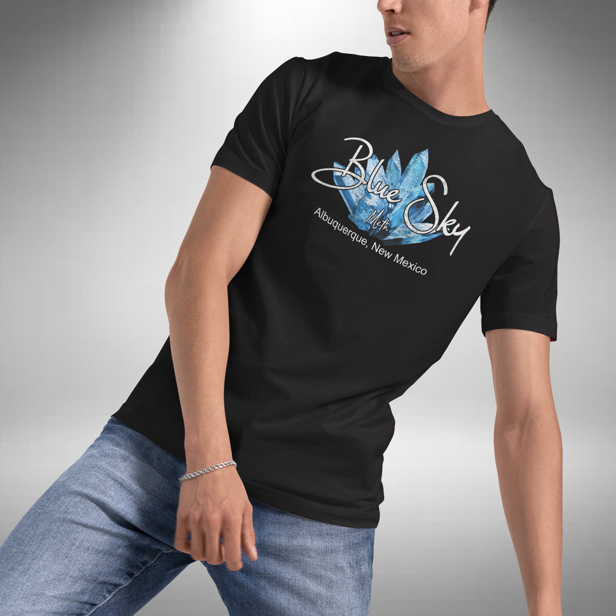 Breaking Bad Inspired T-Shirt - Funny Blue Sky Crystal Meth