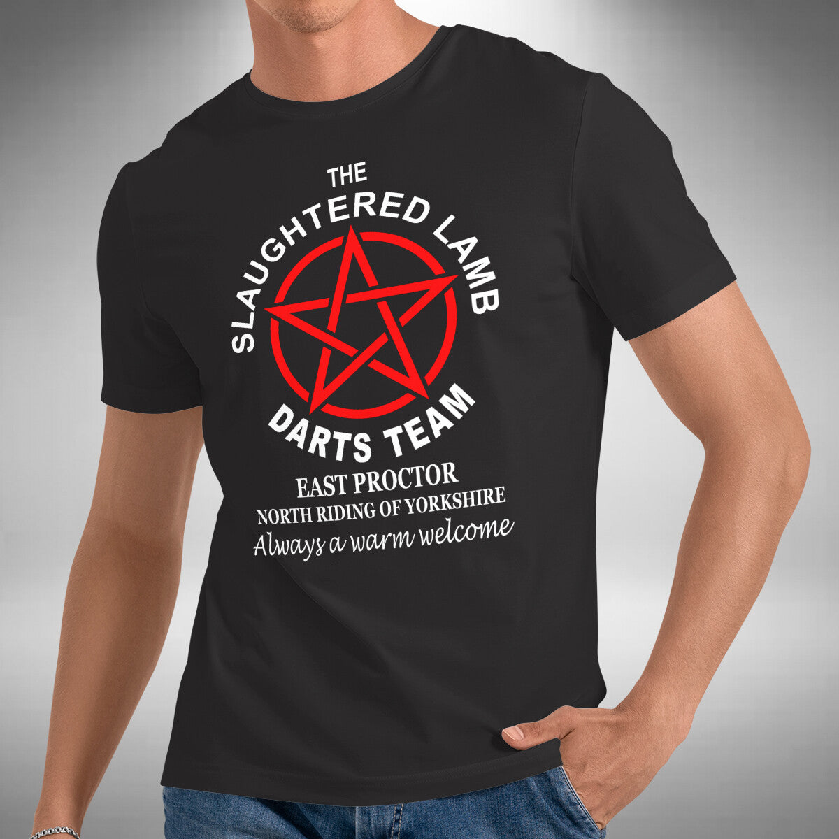 Slaughtered Lamb Darts Team T-Shirt Werewolf In London Inspired