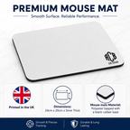 Personalised Photo Mouse Mat – Custom Text, Photo or Logo, 24 × 20 cm
