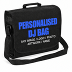 Personalised DJ Record Bag – Custom Name or Logo, Holds 30 × 12″ Vinyl Records