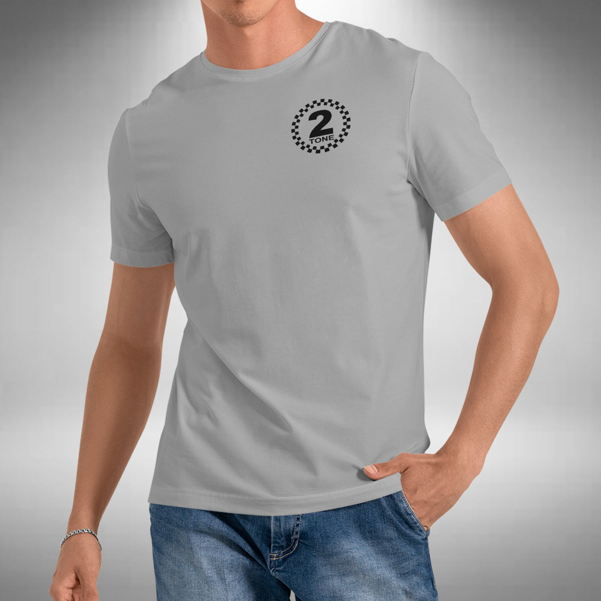 2 Tone Chest Logo T-Shirt