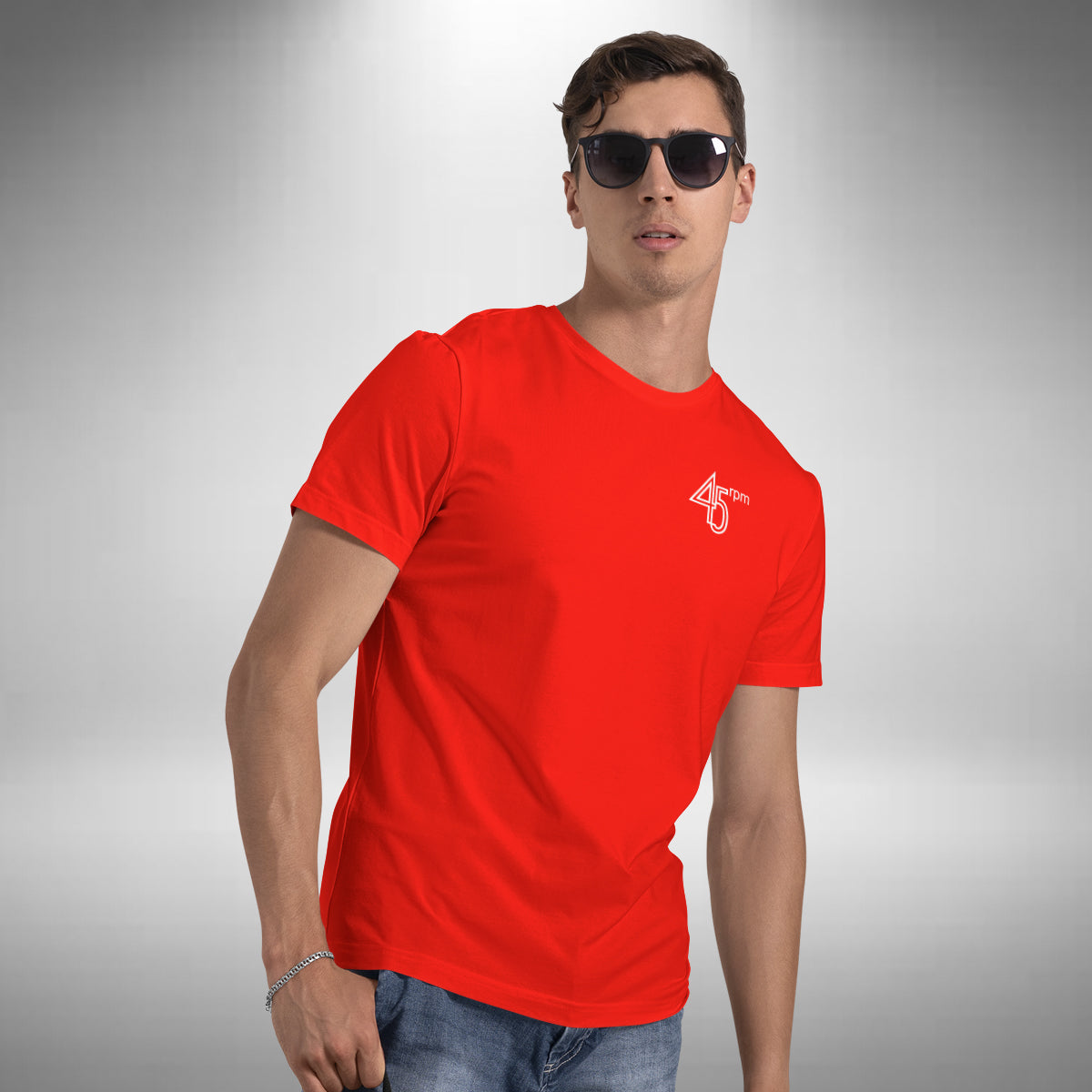 45 rpm Vinyl Record Logo T-Shirt - Ska 2 Tone Northern Soul