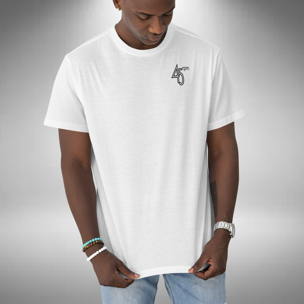 45 rpm Vinyl Record Logo T-Shirt - Ska 2 Tone Northern Soul