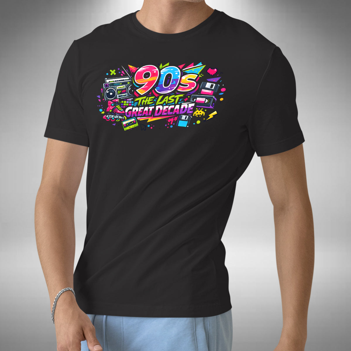 90's Mens T-Shirt - The Last Great Decade Dance Music Lover