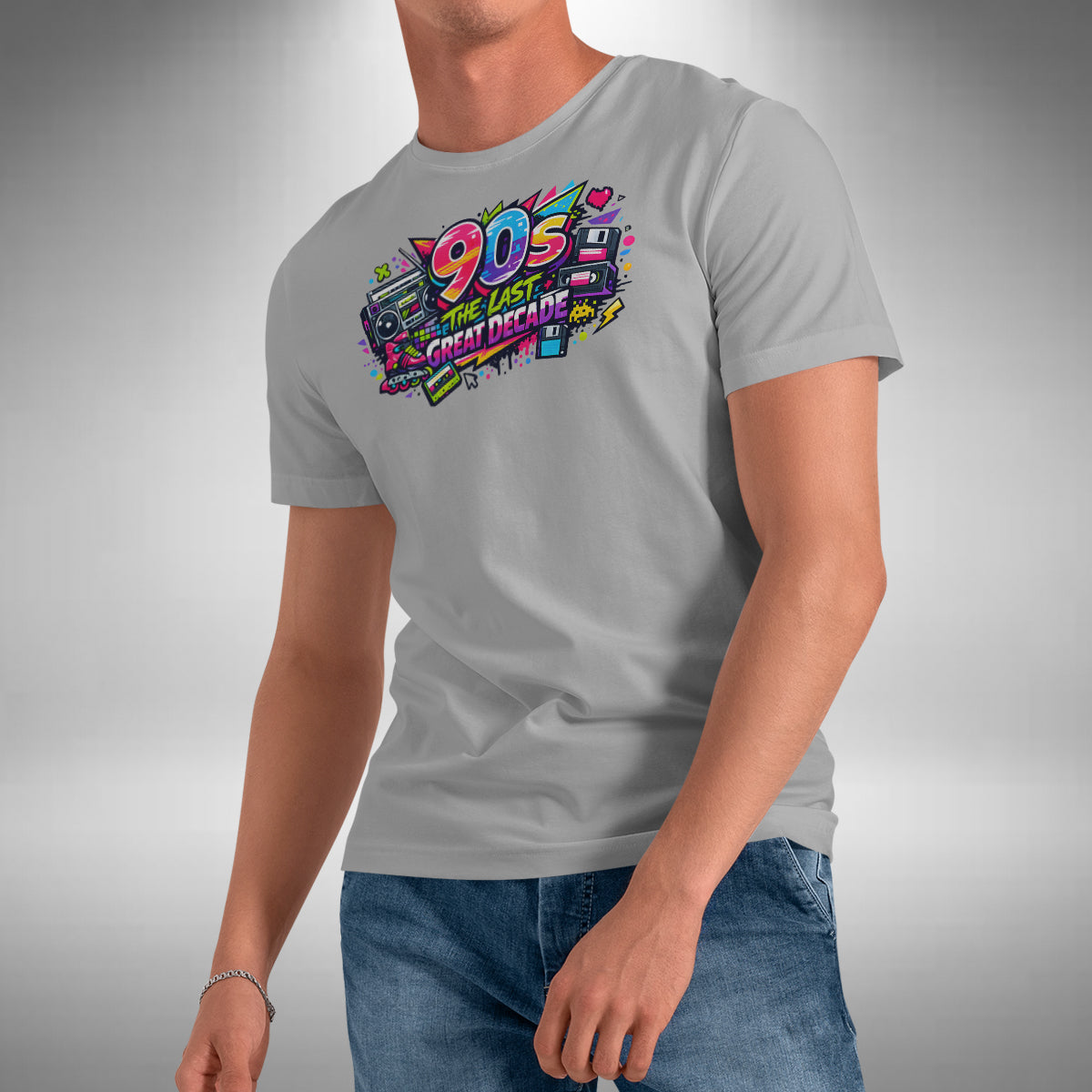 90's Mens T-Shirt - The Last Great Decade Dance Music Lover