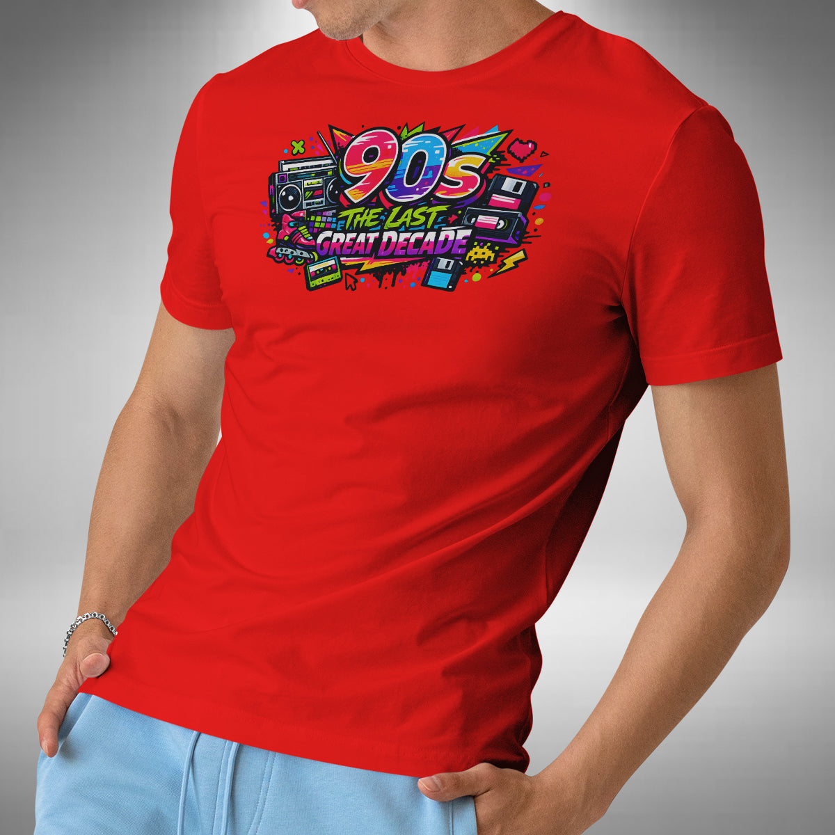 90's Mens T-Shirt - The Last Great Decade Dance Music Lover