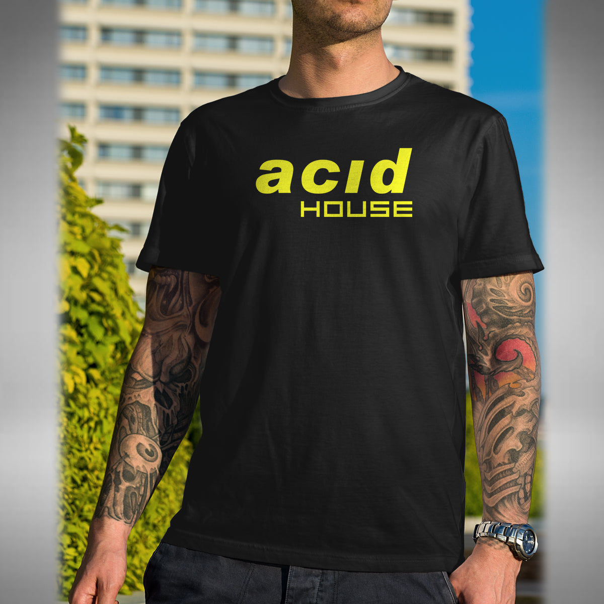 Acid House T-Shirt - Old Skool Retro Rave Dance Music Lover