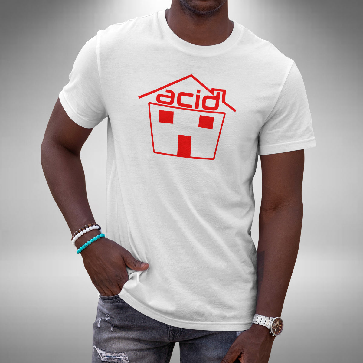 Acid House T-Shirt - Music Lover Rave Festival Old Skool Retro Dance