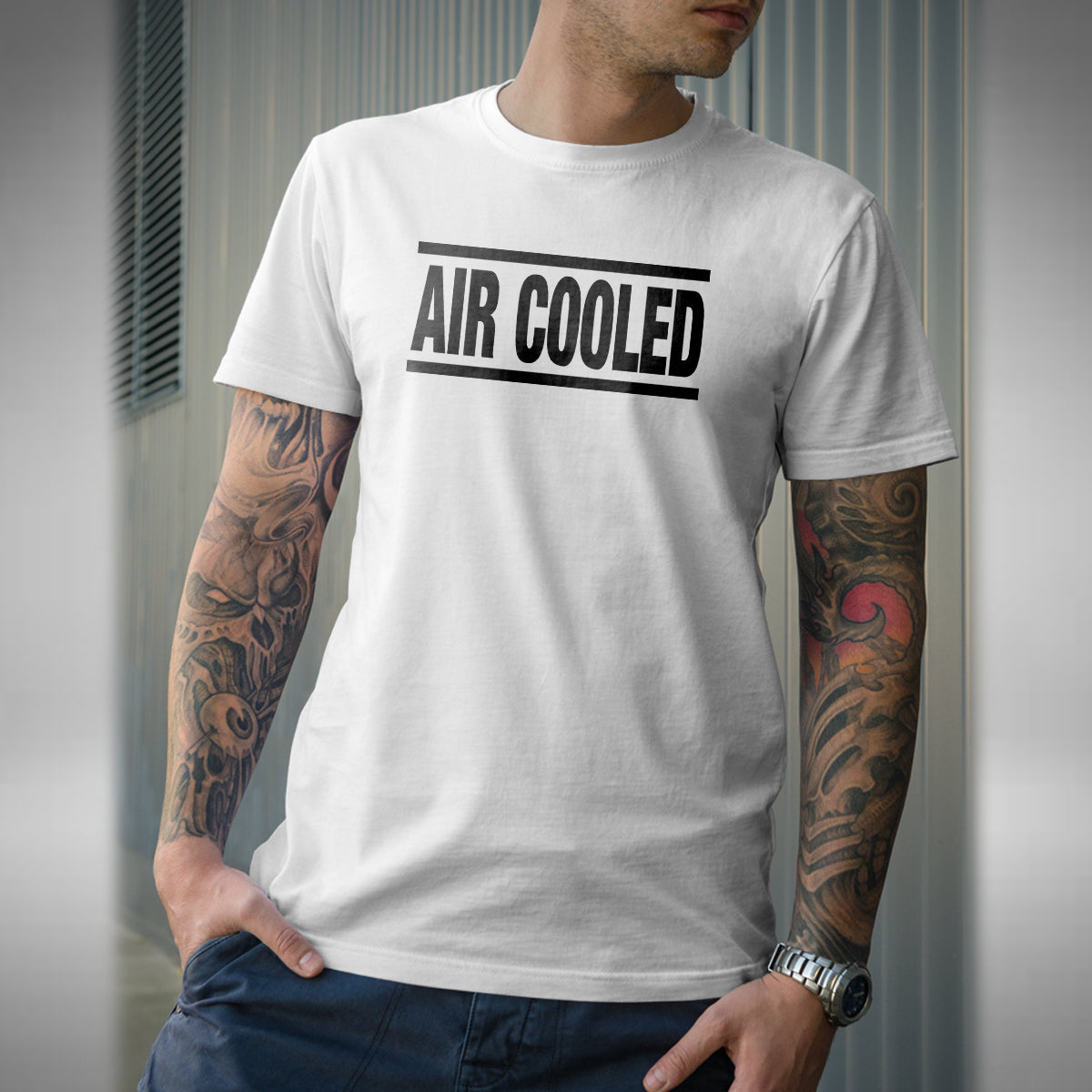 Air Cooled T-Shirt - Superbike Motorbike Bikes Road Bike Biker Car Small to 5XL