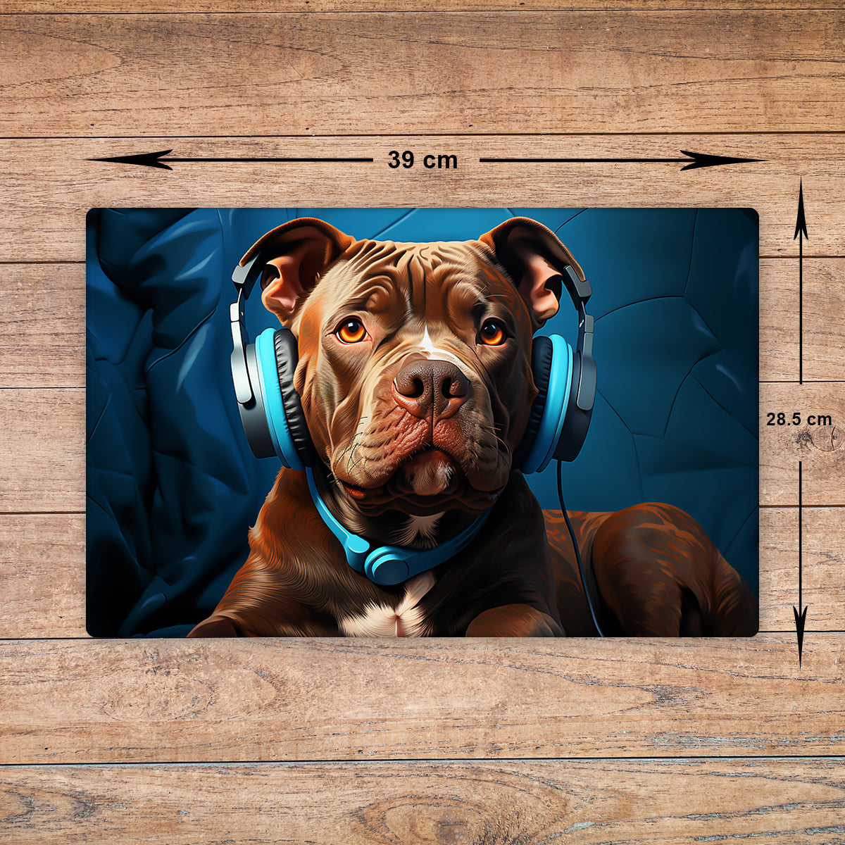 American Bully Glass Chopping Board – A3