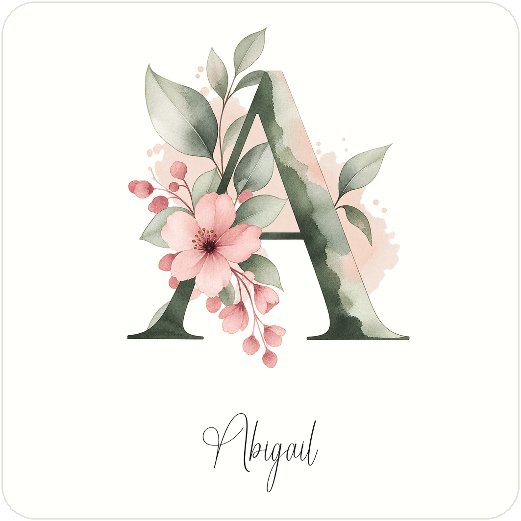 Personalised Initial Mug, Coaster or Gift Set – Any Name