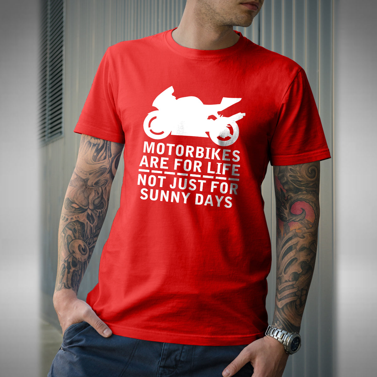Motorbikes Are For Life T-Shirt - Superbike Motorbike Bikes Road Bike Biker