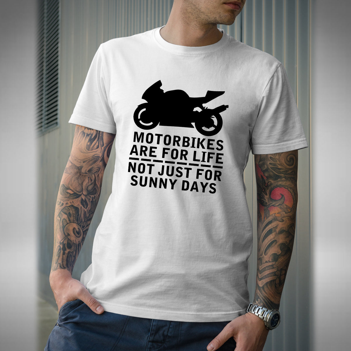 Motorbikes Are For Life T-Shirt - Superbike Motorbike Bikes Road Bike Biker