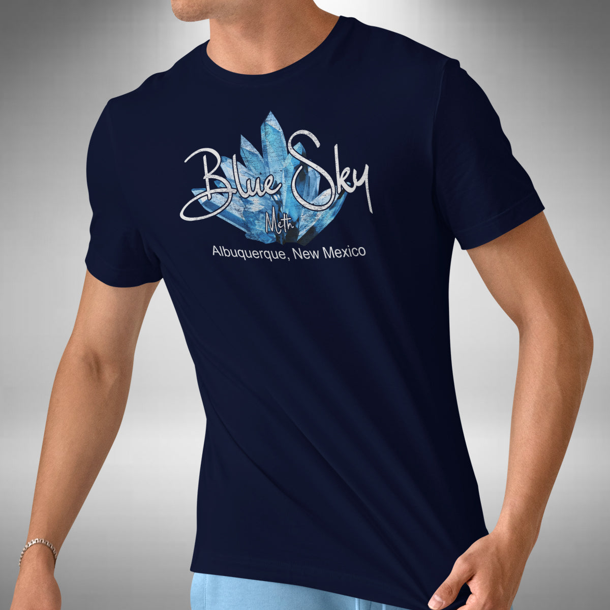 Breaking Bad Inspired T-Shirt - Funny Blue Sky Crystal Meth