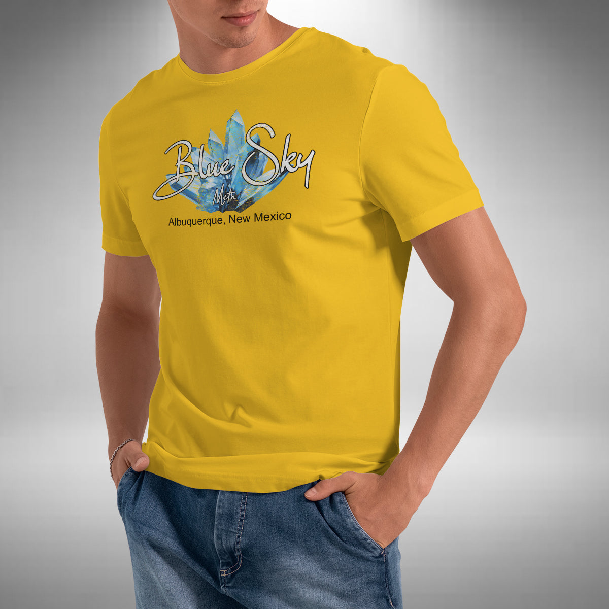 Breaking Bad Inspired T-Shirt - Funny Blue Sky Crystal Meth
