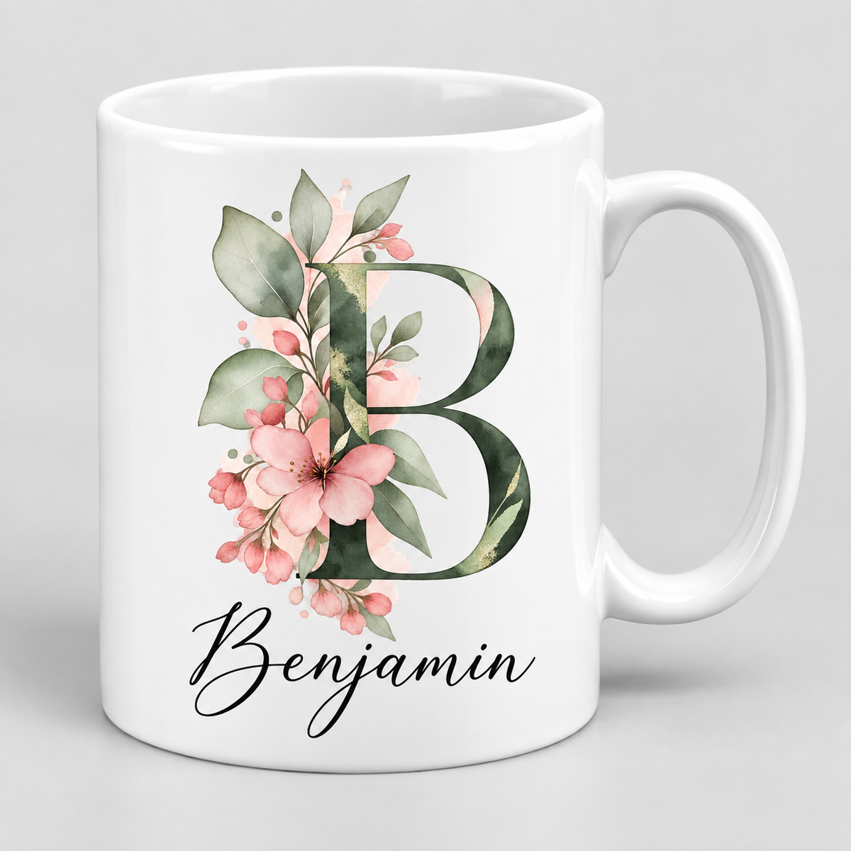 Personalised Initial Mug, Coaster or Gift Set – Any Name