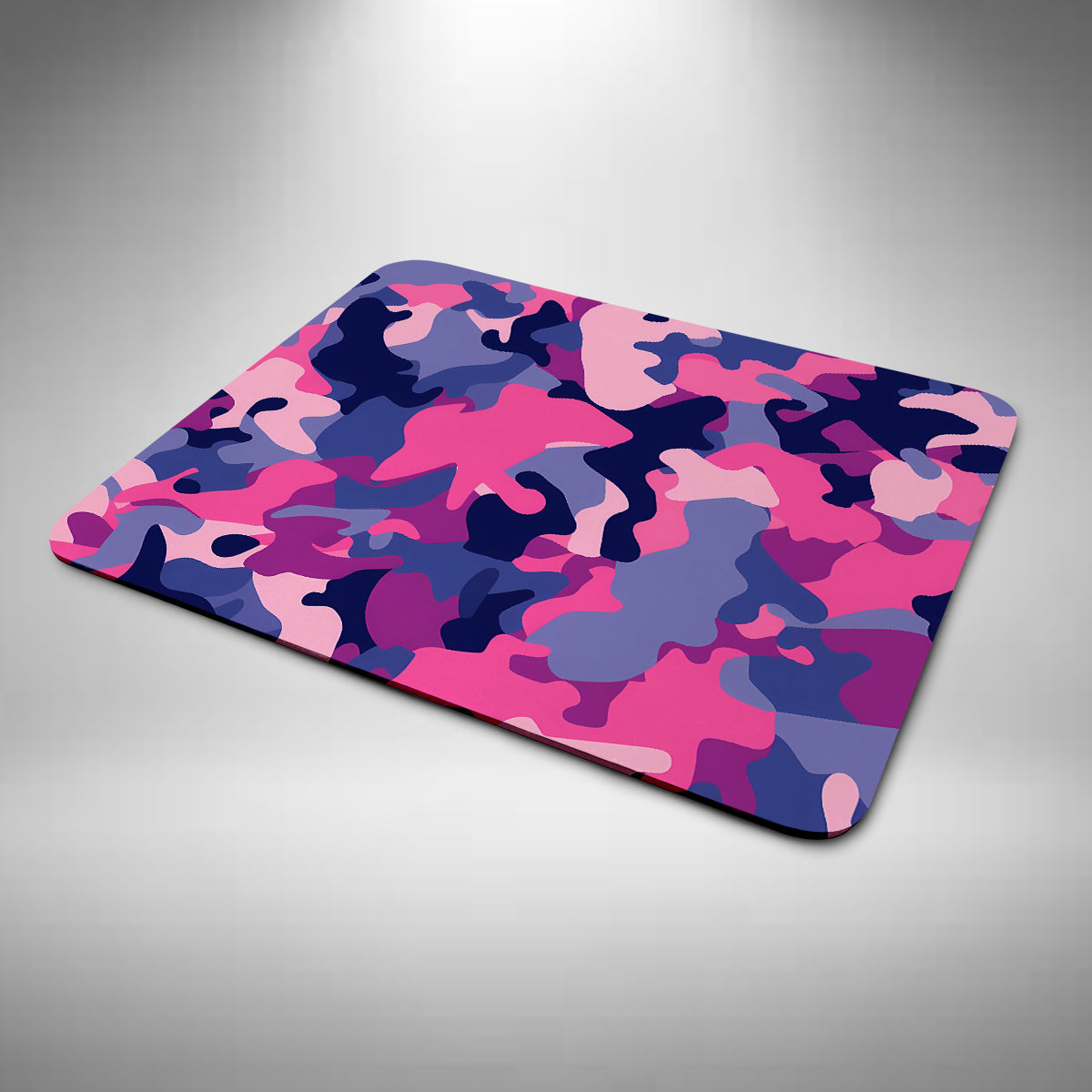 Camouflage Pink and Blue Mouse Mat
