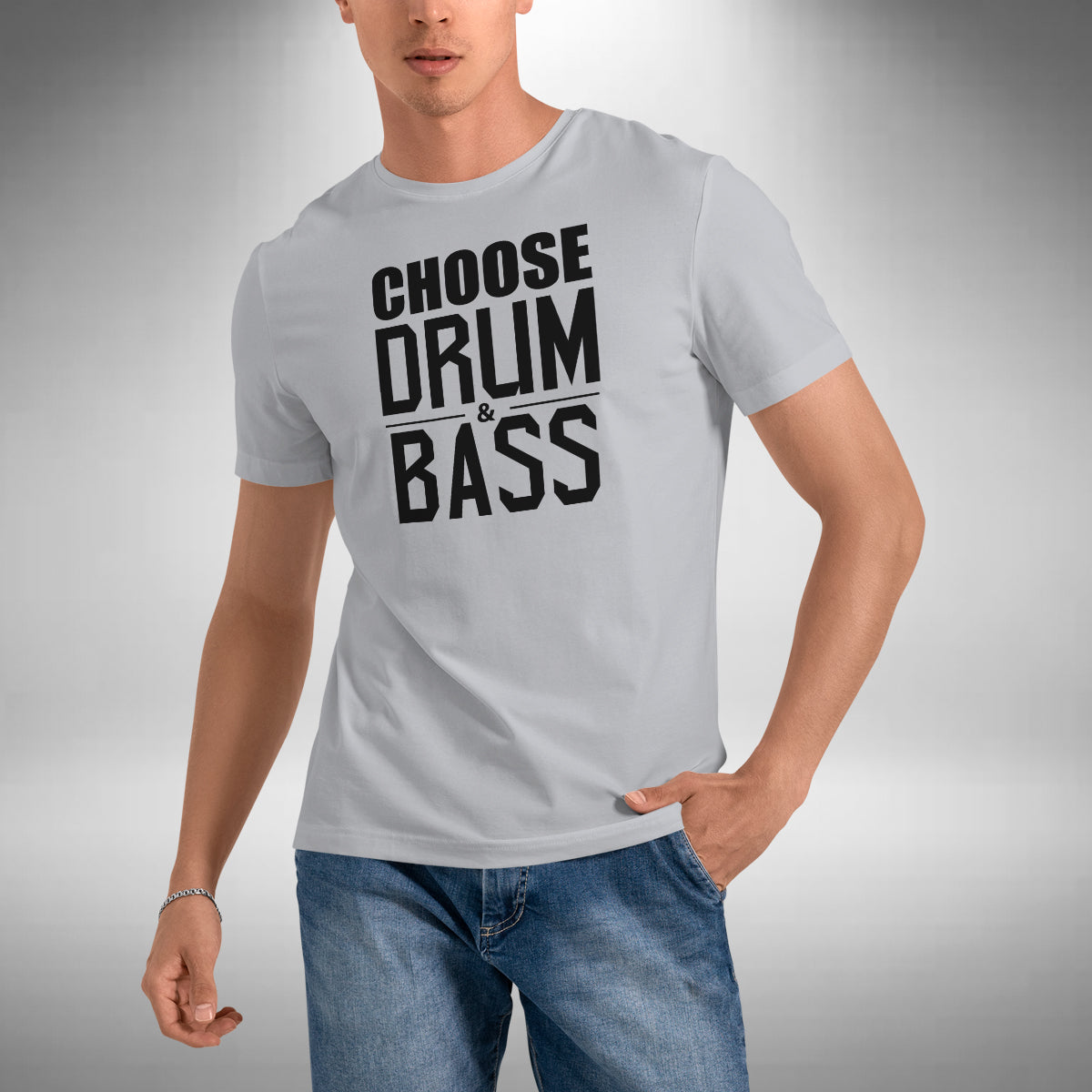 Choose Drum & Bass T-Shirt - Funny Junglist DNB Massive Old Skool