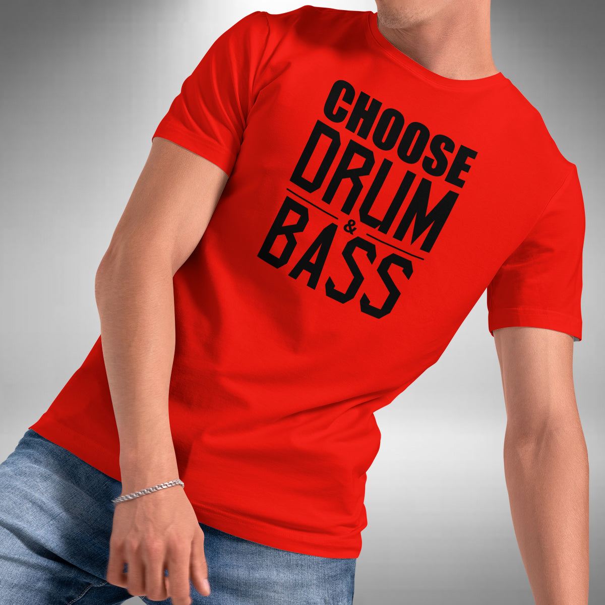 Choose Drum & Bass T-Shirt - Funny Junglist DNB Massive Old Skool