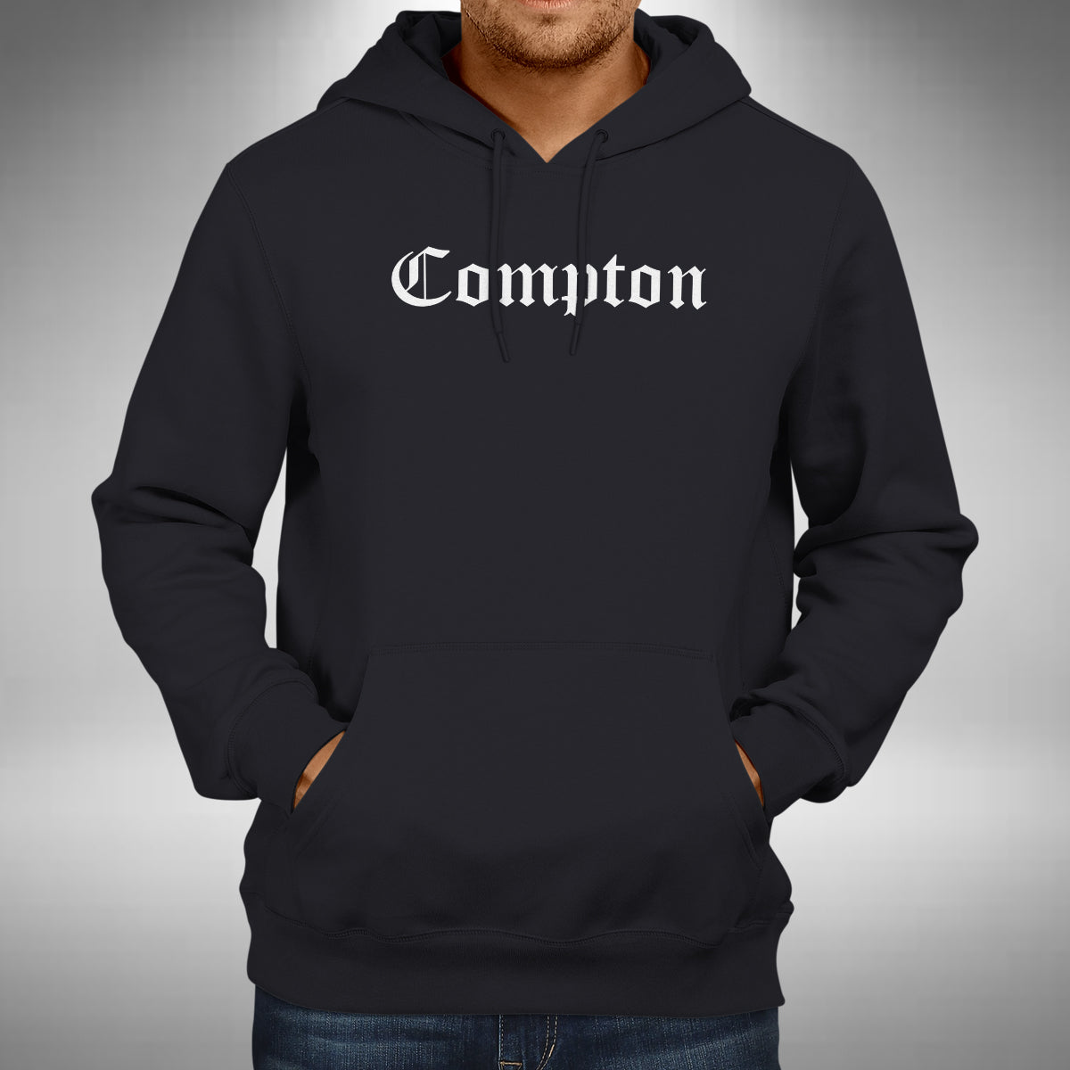Compton Adult Hoodie - Dr Dre Hip Hop Straight Outta Inspired NWA