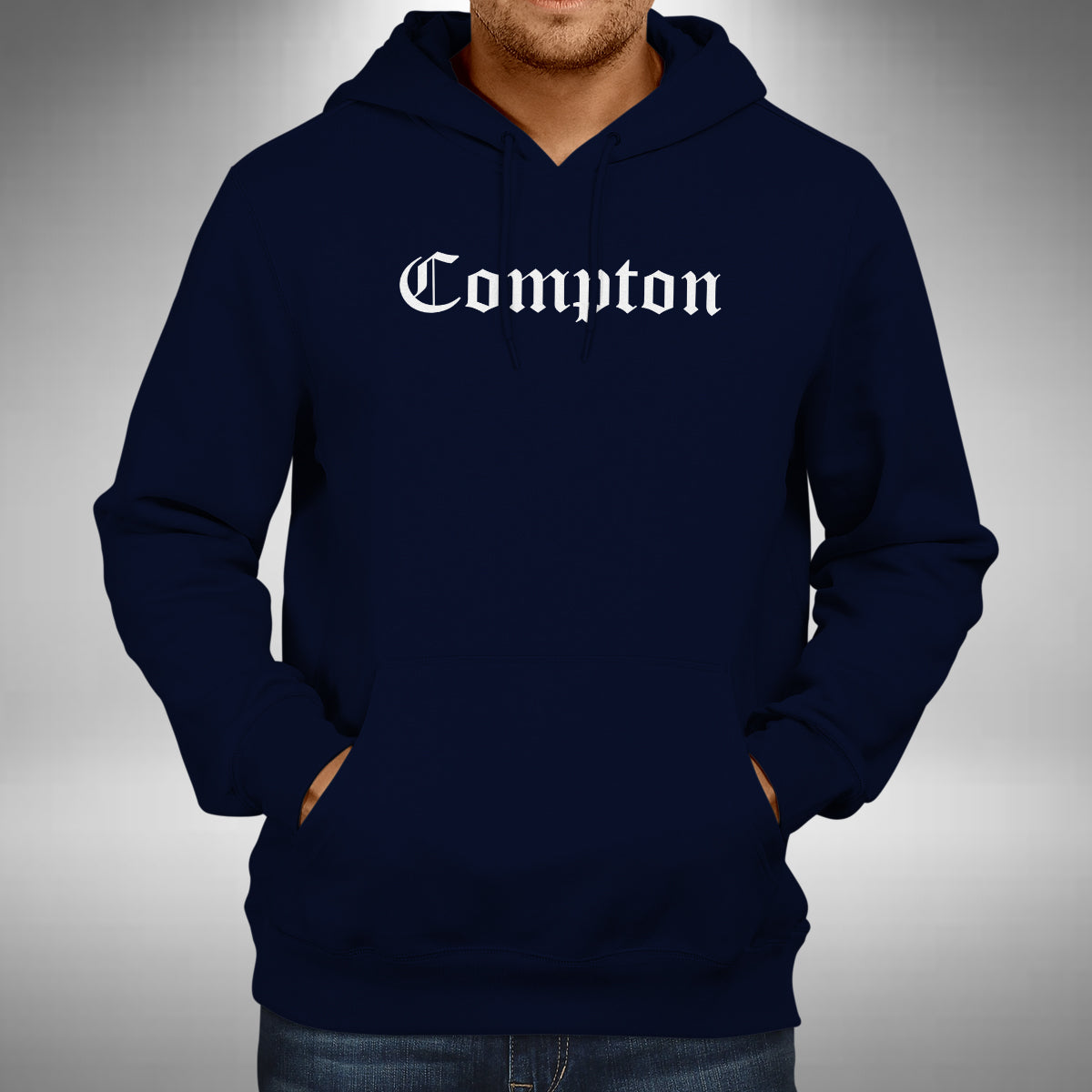Compton Adult Hoodie - Dr Dre Hip Hop Straight Outta Inspired NWA