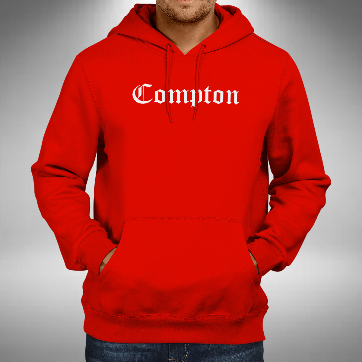 Compton Adult Hoodie - Dr Dre Hip Hop Straight Outta Inspired NWA