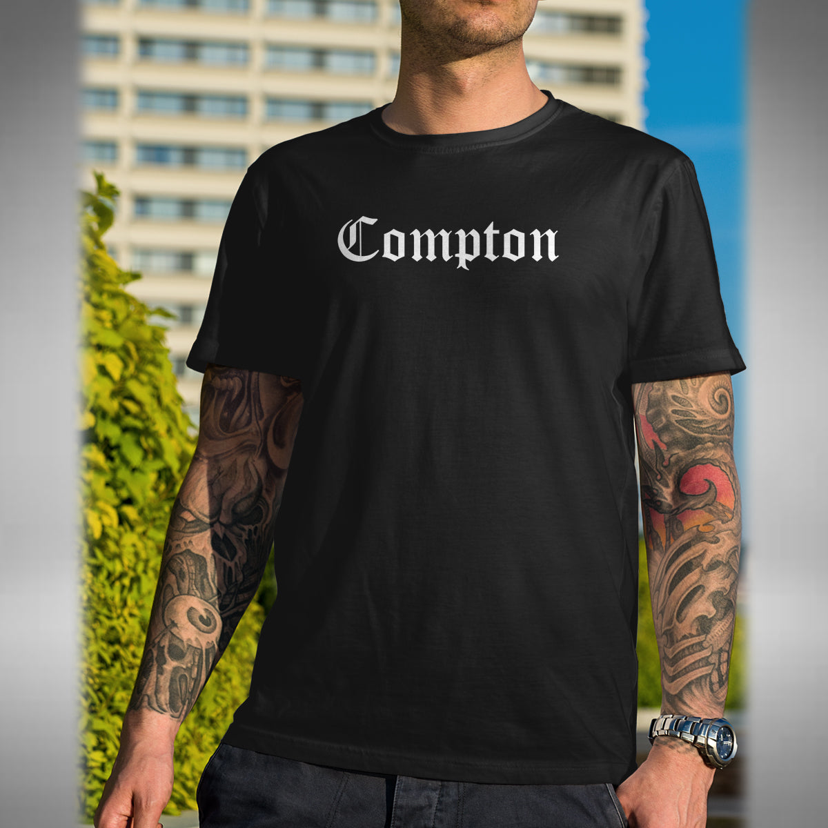 Compton T-Shirt - Dr Dre Hip Hop Straight Outta NWA Inspired