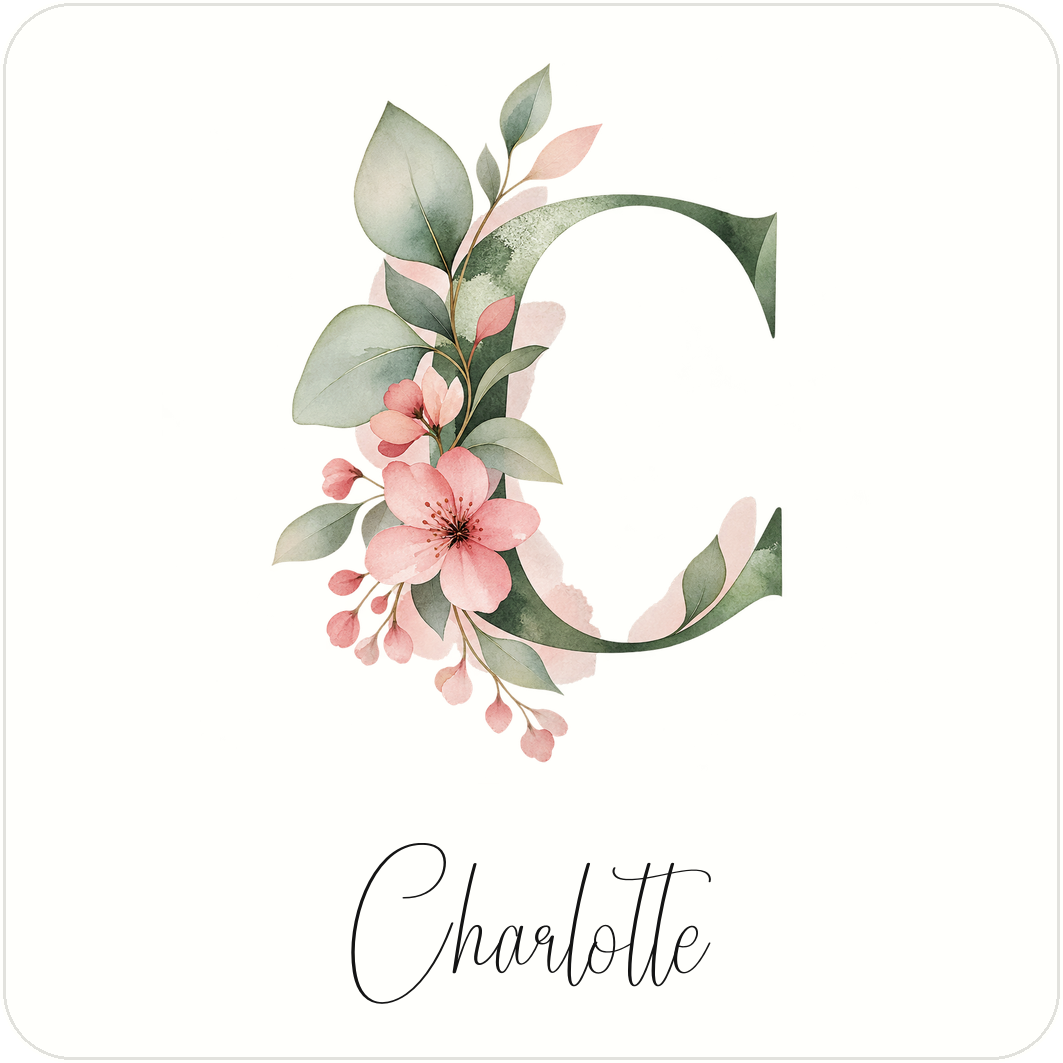Personalised Initial Mug, Coaster or Gift Set – Any Name