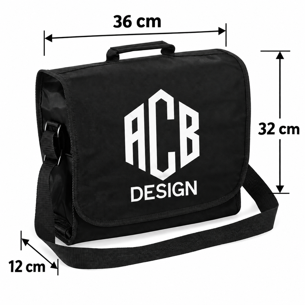 Personalised DJ Record Bag – Custom Name or Logo, Holds 30 × 12″ Vinyl Records