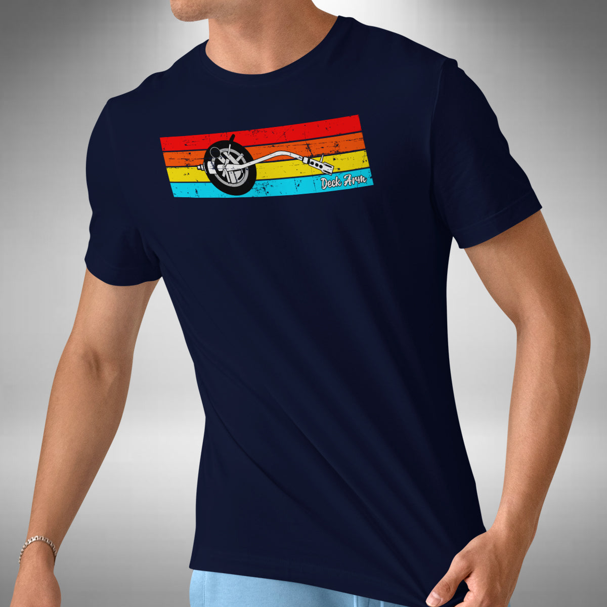 Deck Arm T-Shirt - DJ Turntable Technics Vinyl Junkie Old Skool
