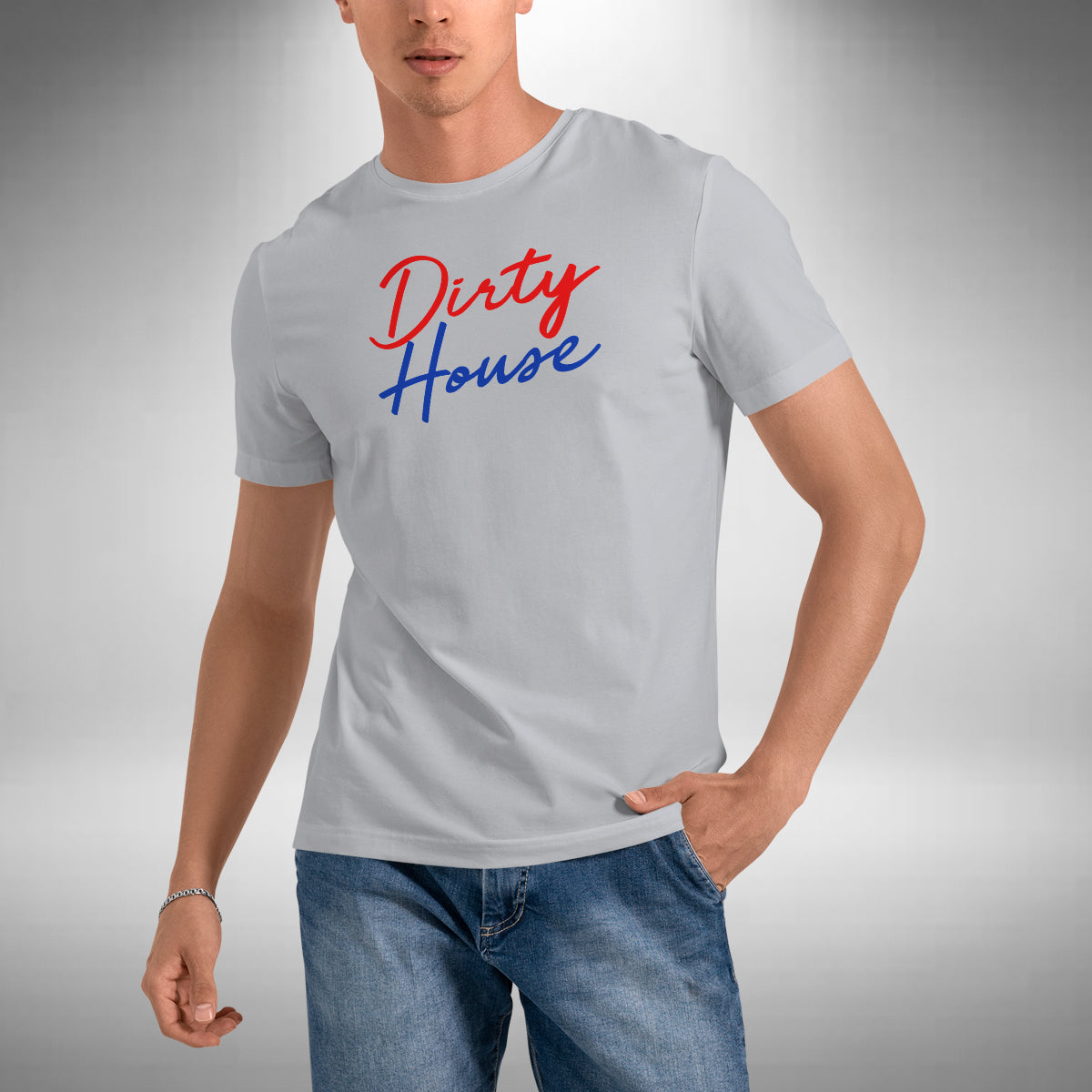 Dirty House T-Shirt - Tech Deep Jacking Bass Funky Electro Retro