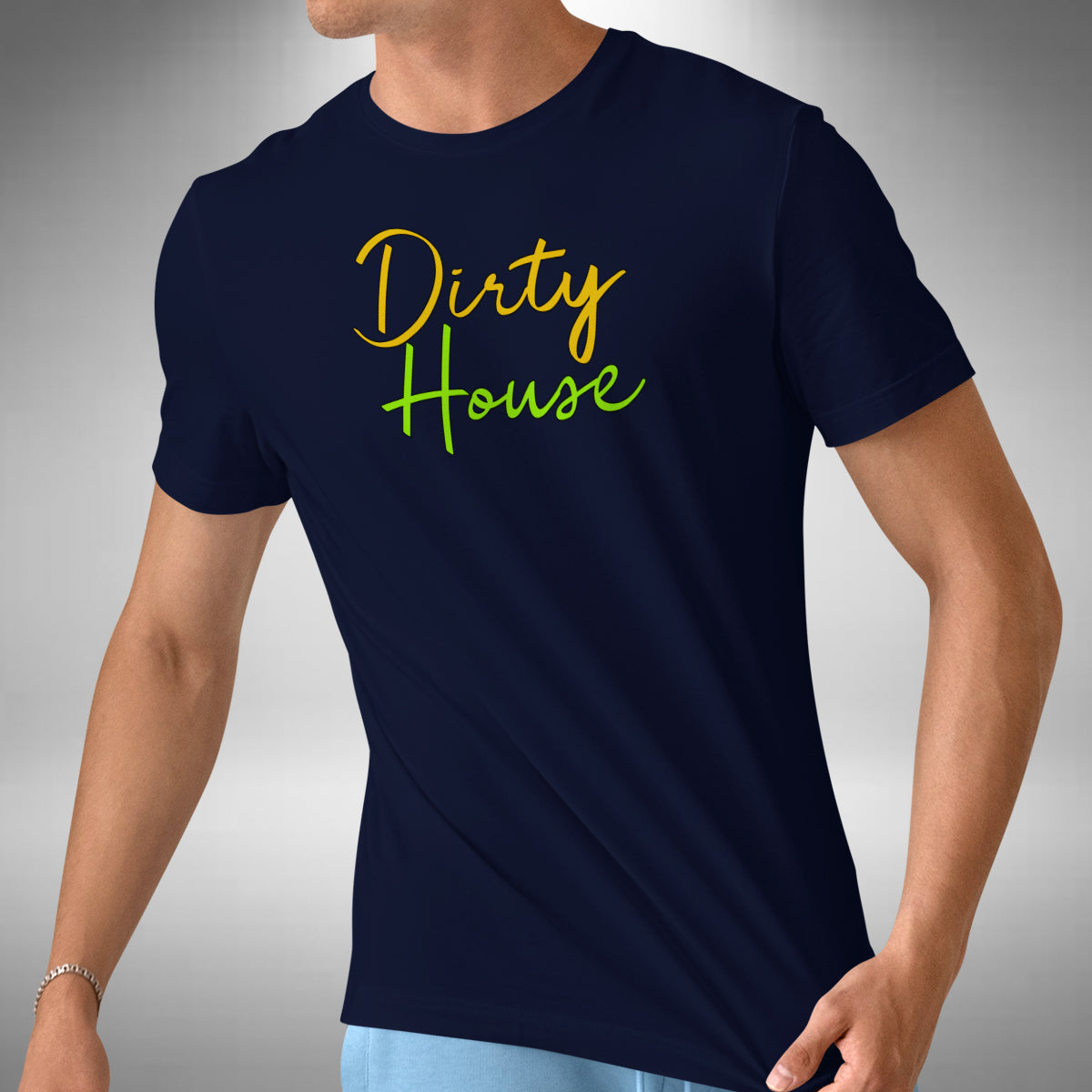 Dirty House T-Shirt - Tech Deep Jacking Bass Funky Electro Retro
