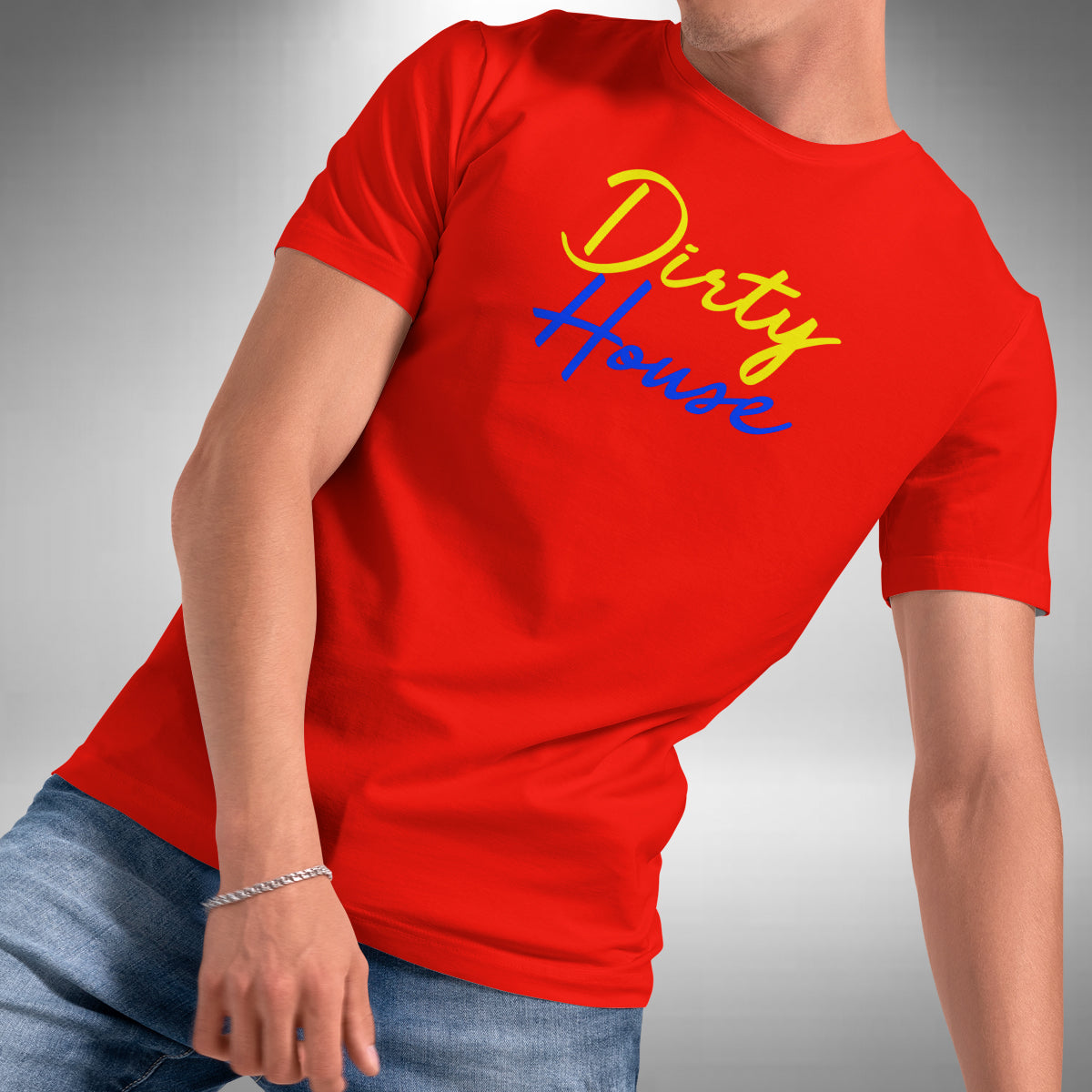 Dirty House T-Shirt - Tech Deep Jacking Bass Funky Electro Retro