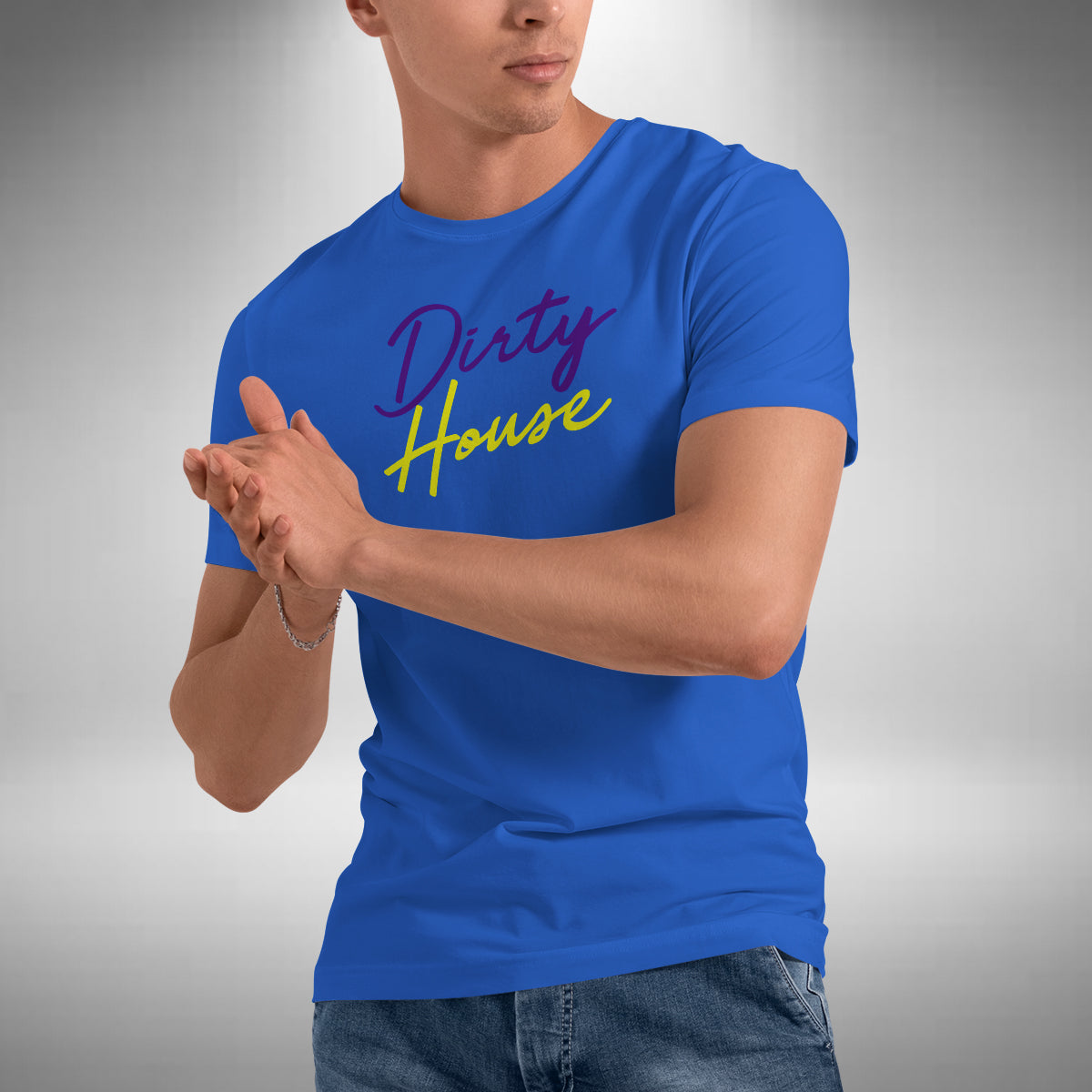 Dirty House T-Shirt - Tech Deep Jacking Bass Funky Electro Retro