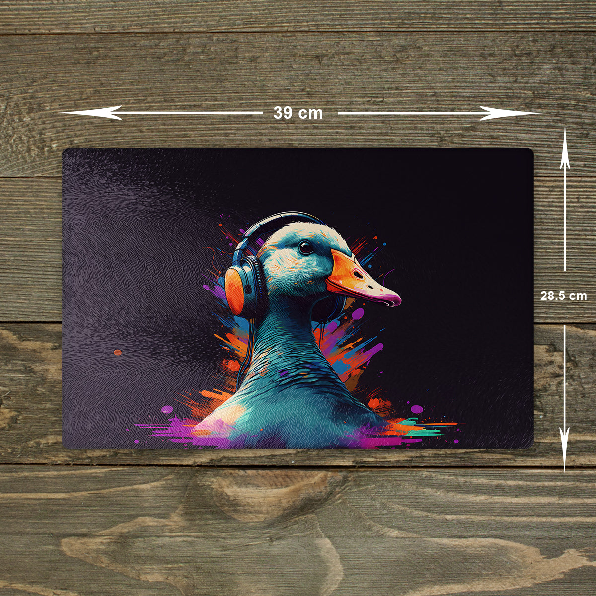 Duck Glass Chopping Board – A3