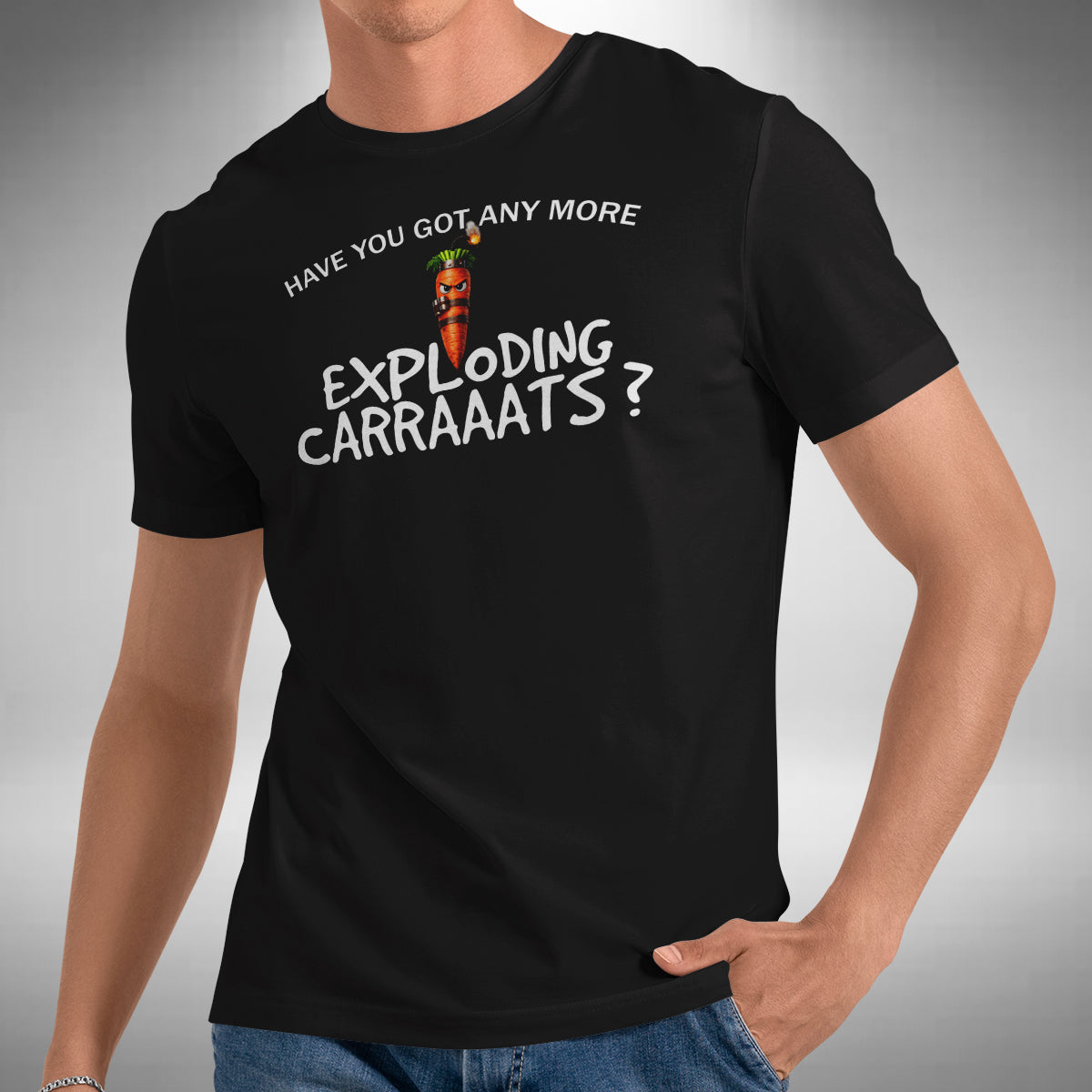 Exploding Carrots Bottom Inspired T-Shirt