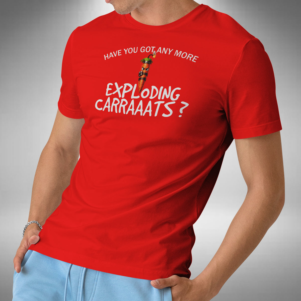 Exploding Carrots Bottom Inspired T-Shirt