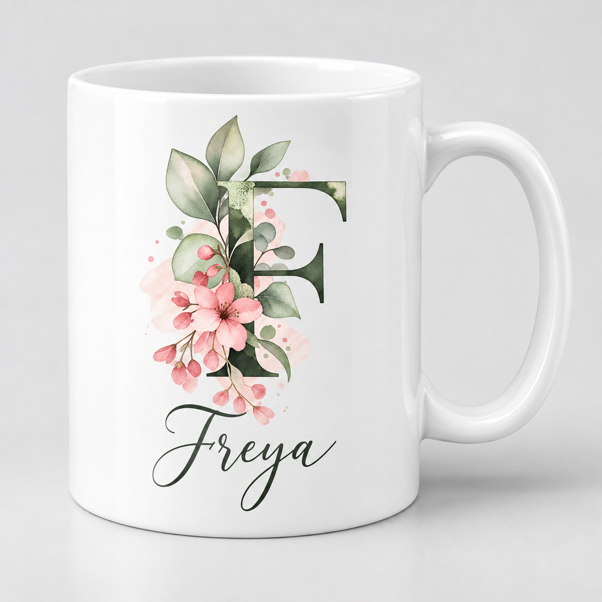Personalised Initial Mug, Coaster or Gift Set – Any Name