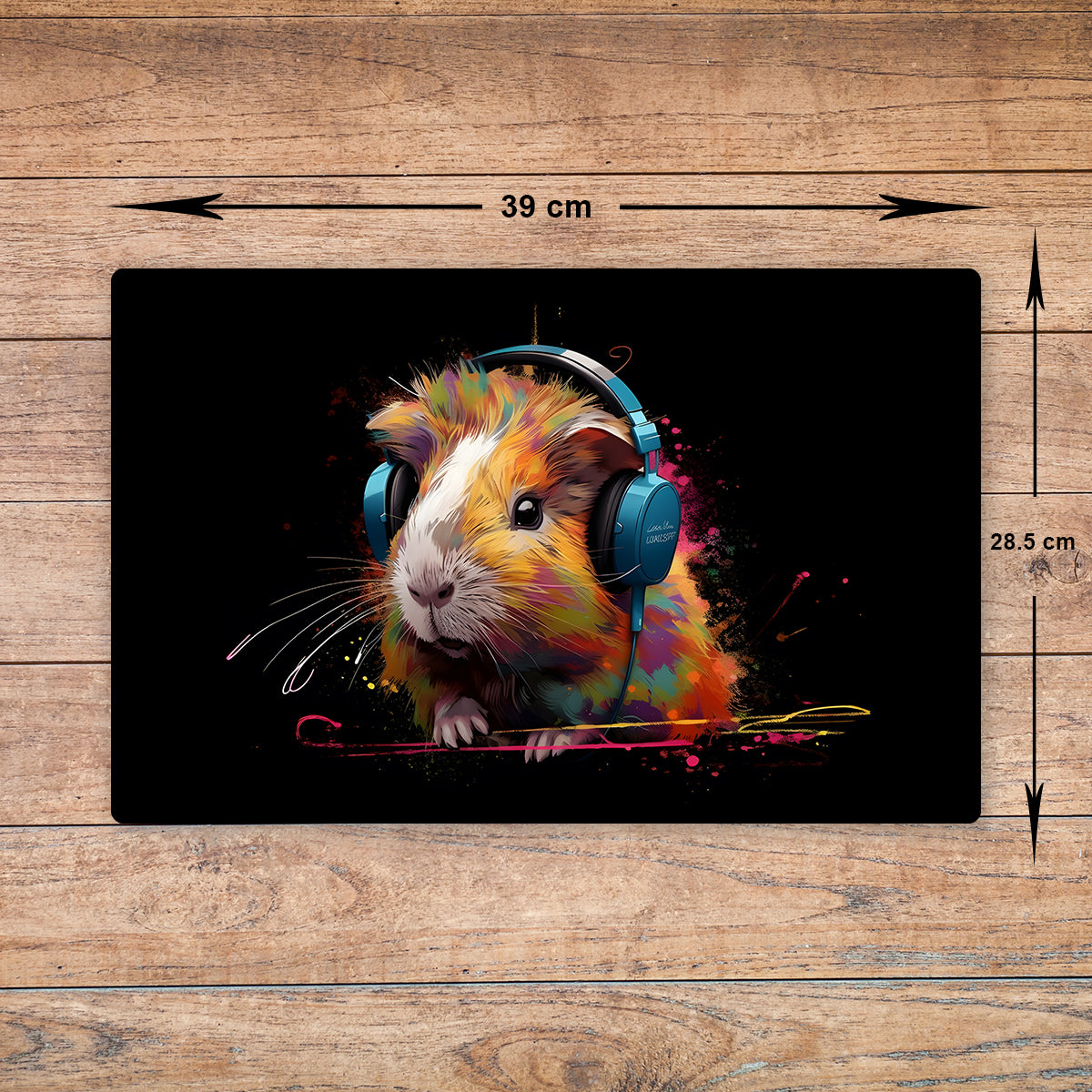 Guinea Pig Glass Chopping Board – A3