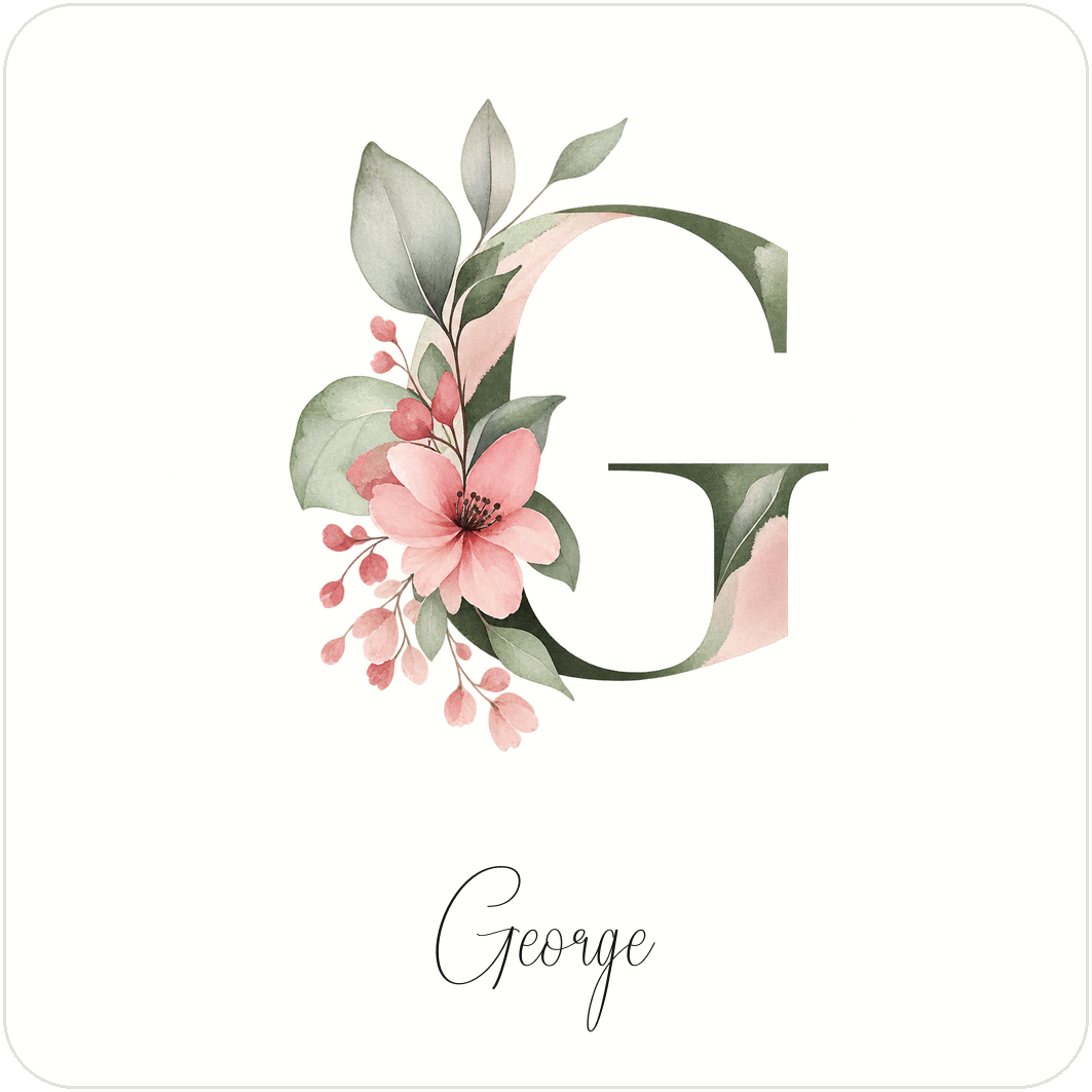 Personalised Initial Mug, Coaster or Gift Set – Any Name