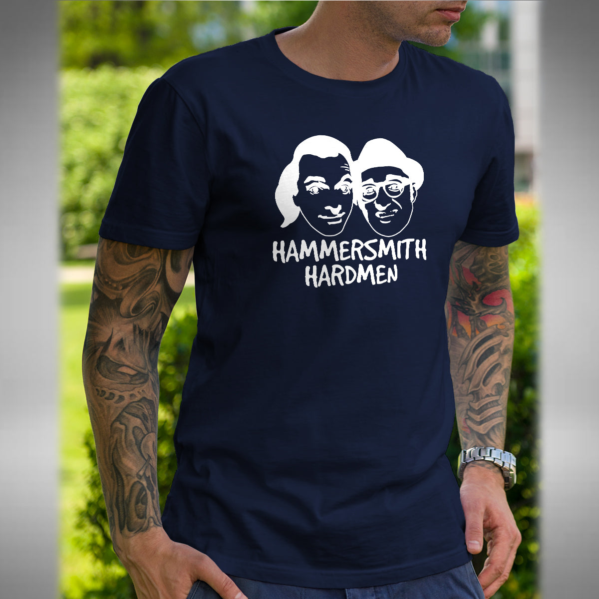 Hammersmith Hardmen T-Shirt - Funny Rik Mayall Ade Bottom Inspired