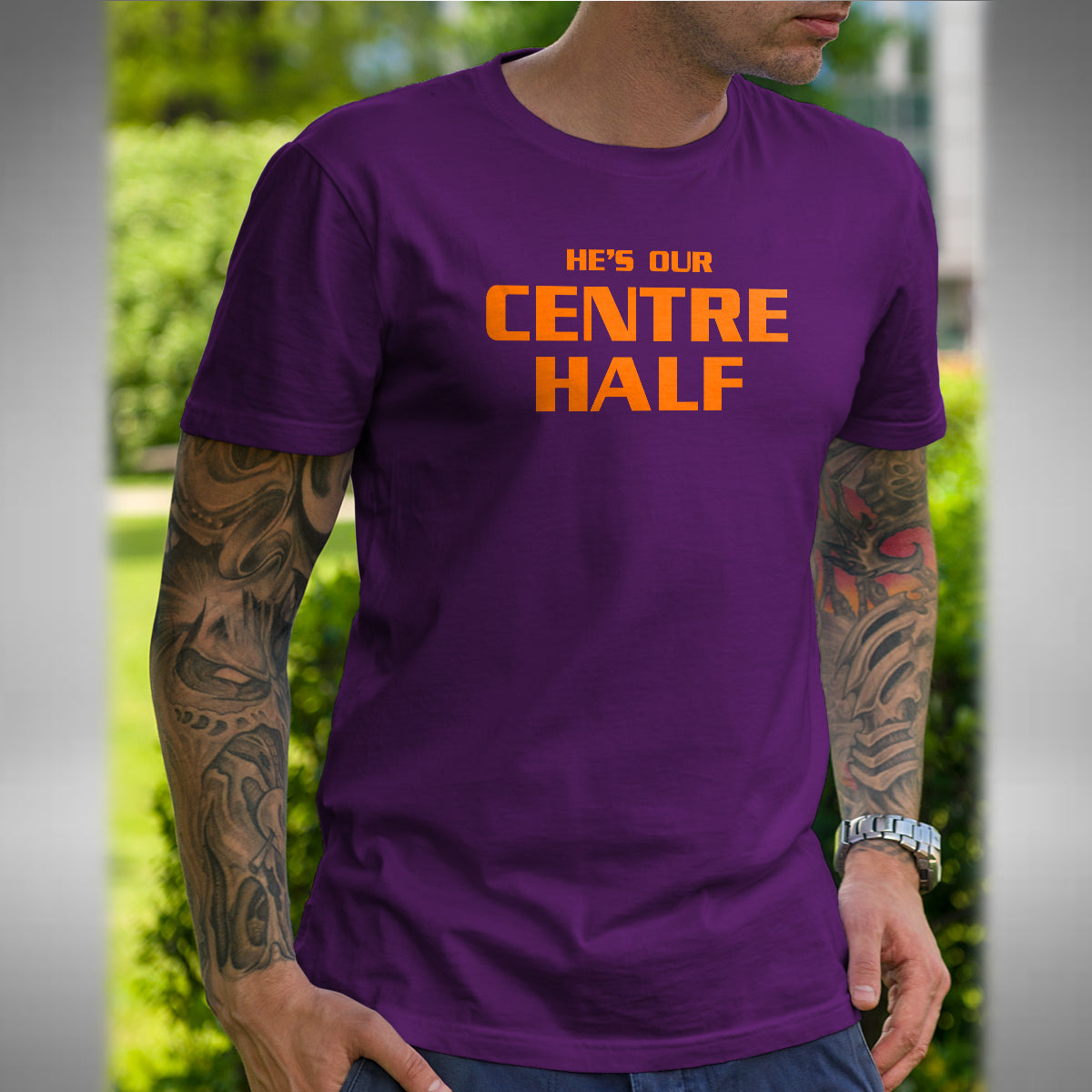 He's Our Centre Half Men's T-Shirt Liverpool Van Dijk 4 Netherlands Football