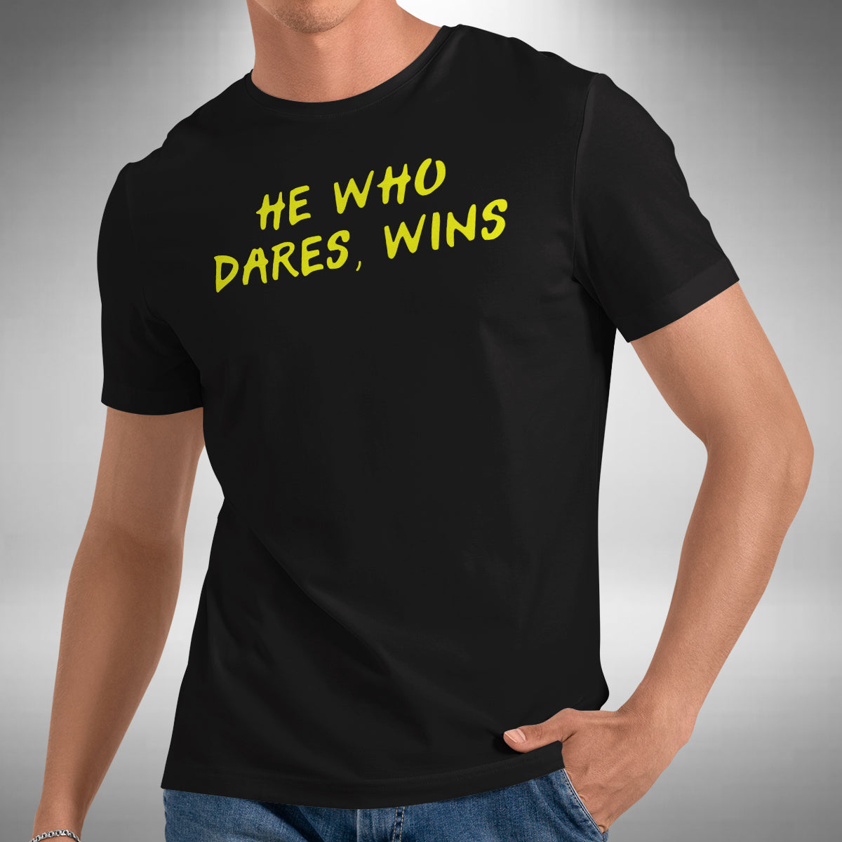 He Who Dares T-Shirt - Funny Only Fools And Horses Inspired