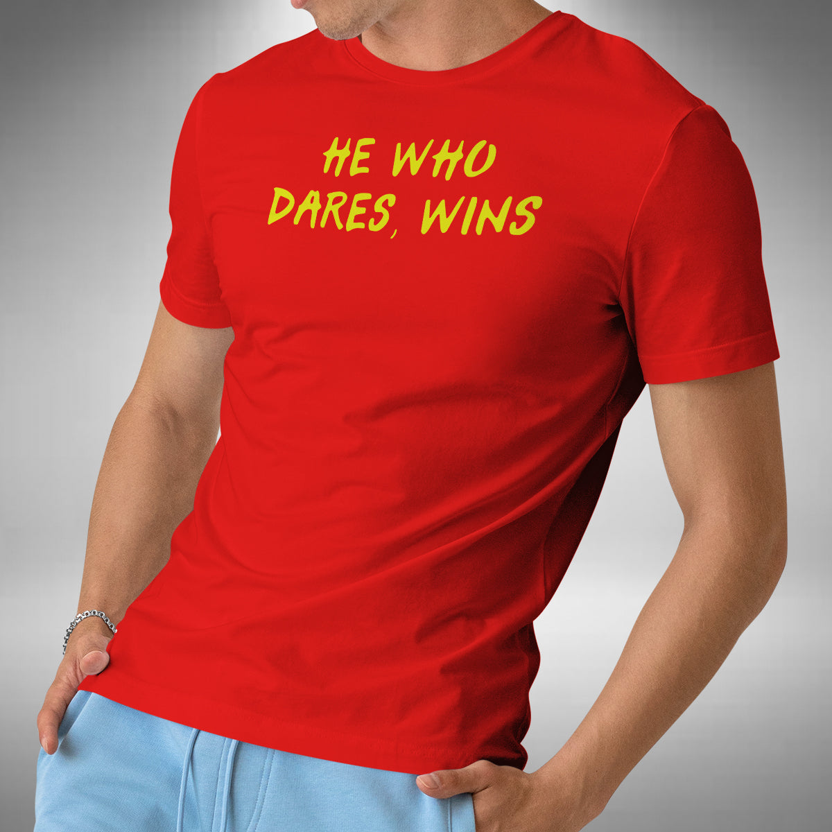 He Who Dares T-Shirt - Funny Only Fools And Horses Inspired