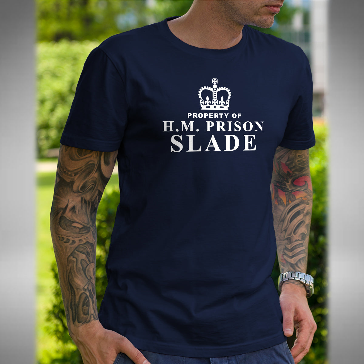HMP Slade Prison T-Shirt - Funny Porridge Inspired Classic Comedy